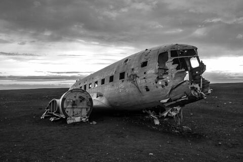  Carcasse avion américain (sud de l'Islande)